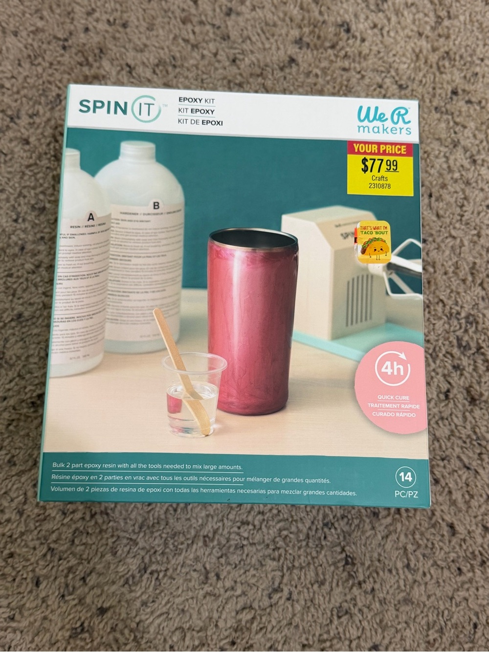 New Spin It Epoxy Kit